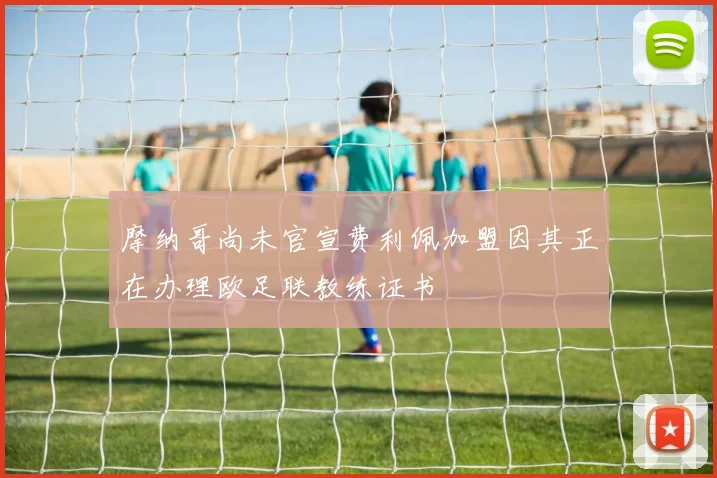摩纳哥尚未官宣费利佩加盟因其正在办理欧足联教练证书